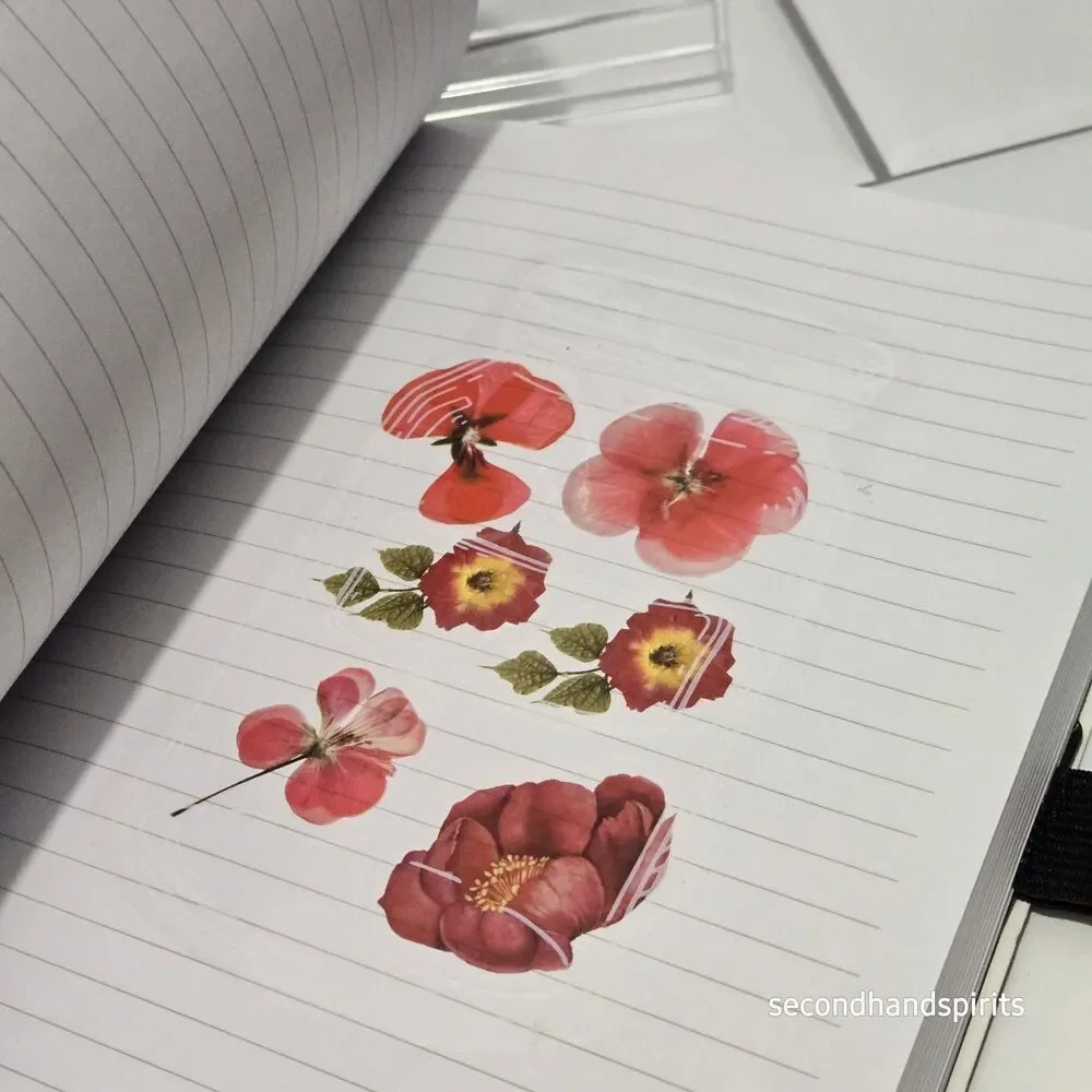 Cottagecore Embellished Ideas Journal Notebook Diary pen And BUTTERFLY diecuts